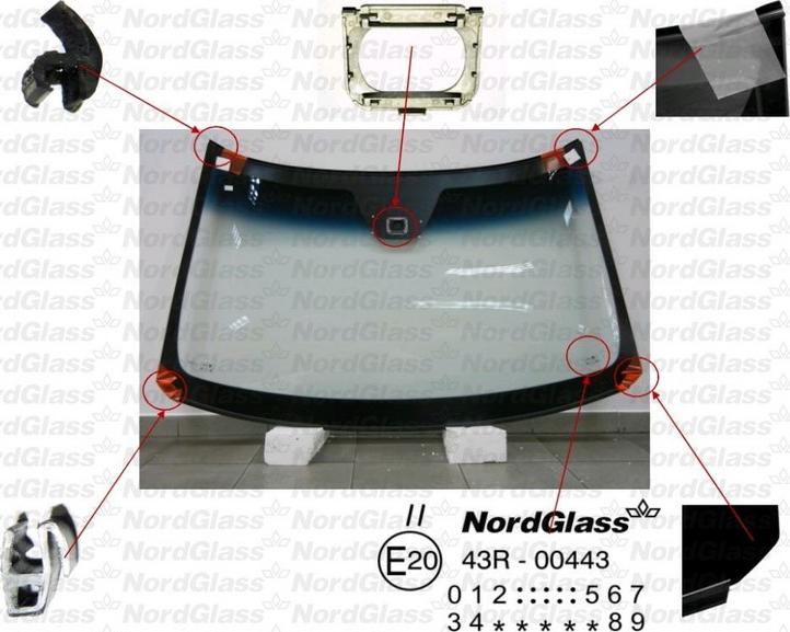 NordGlass 4043282 - Windscreen car-mod.net