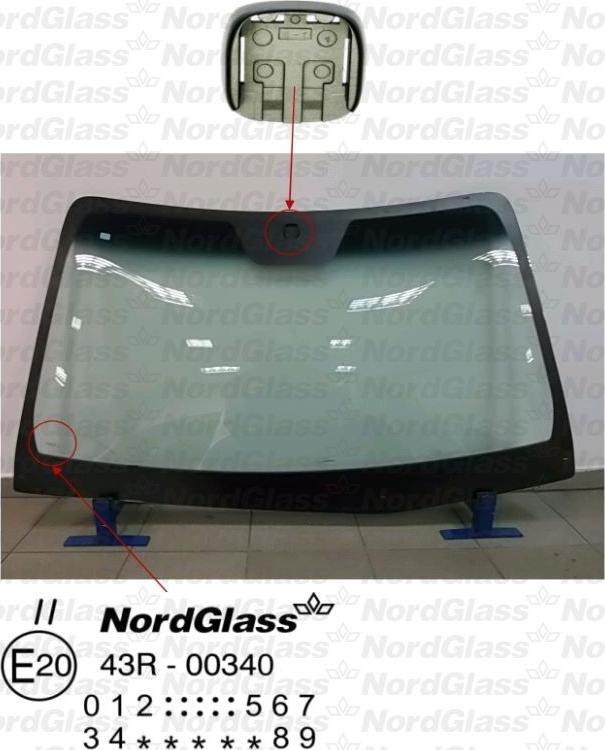 NordGlass 4043761 - Windscreen car-mod.net