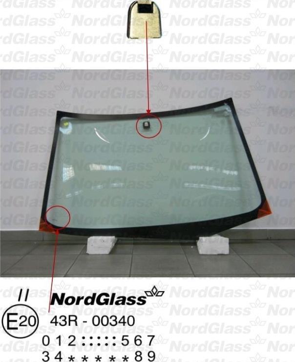 NordGlass 4043739 - Windscreen car-mod.net