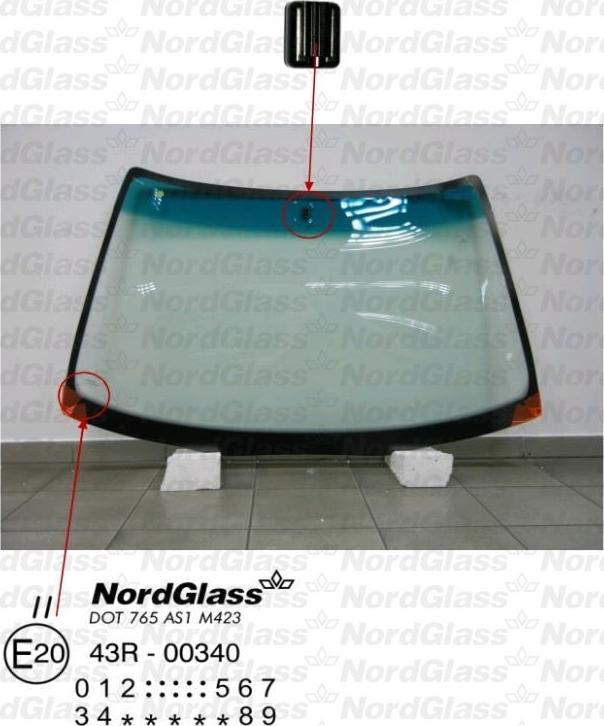 NordGlass 4042484 - Windscreen car-mod.net