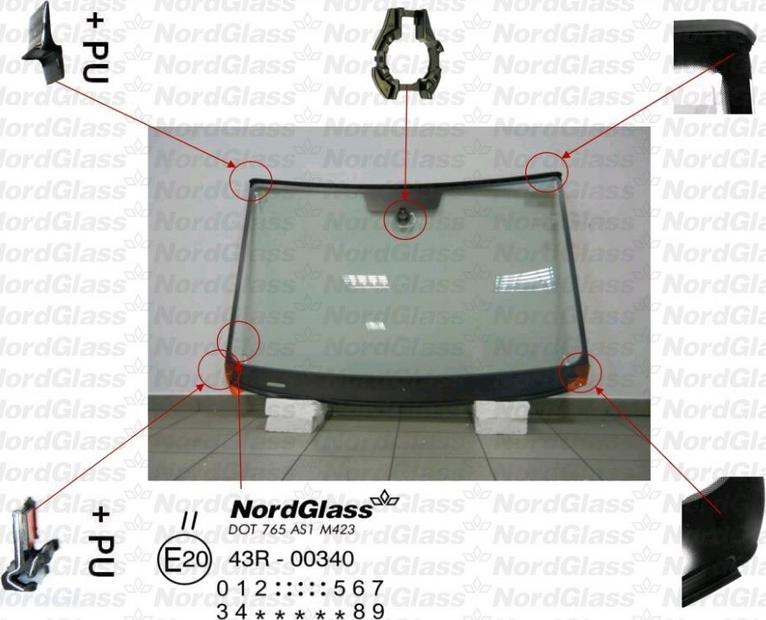 NordGlass 4042630 - Windscreen car-mod.net