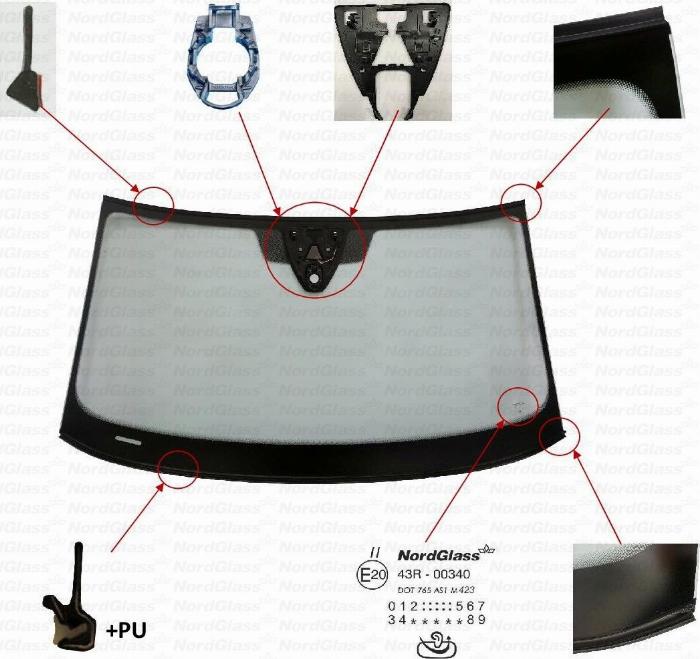 NordGlass 4154161 - Windscreen car-mod.net