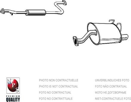 NPS M430A101 - Exhaust System car-mod.net