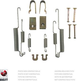 NPS H351I41 - Accessory Kit, brake shoes car-mod.net