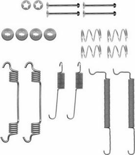 NPS D351O01 - Accessory Kit, brake shoes car-mod.net