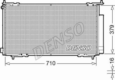 NPS DCN40015 - Condenser, air conditioning car-mod.net