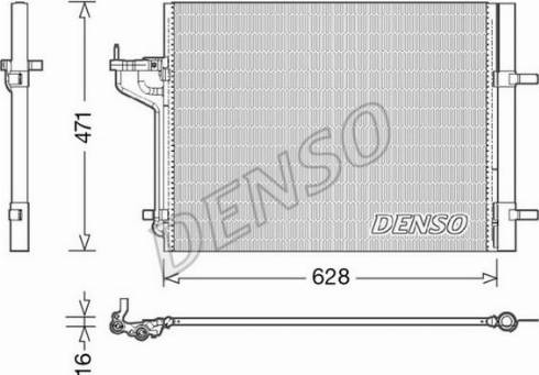 NPS DCN10029 - Condenser, air conditioning car-mod.net
