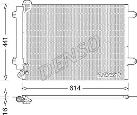NPS DCN32008 - Condenser, air conditioning car-mod.net