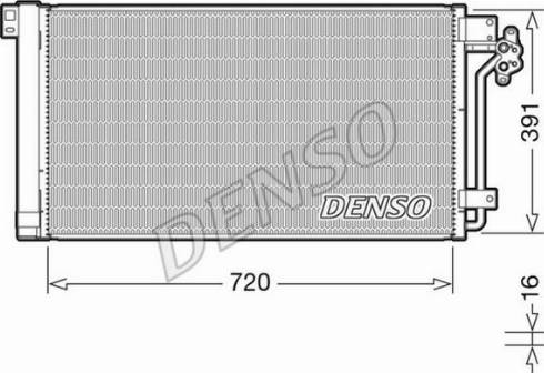 NPS DCN32020 - Condenser, air conditioning car-mod.net