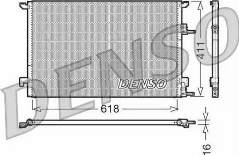 NPS DCN25001 - Condenser, air conditioning car-mod.net