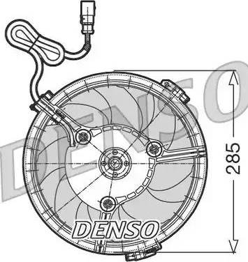 NPS DER02005 - Fan, radiator car-mod.net