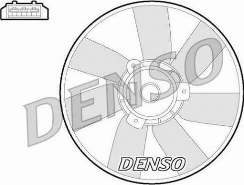 NPS DER32013 - Fan, radiator car-mod.net