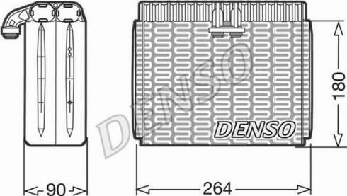 NPS DEV01010 - Evaporator, air conditioning car-mod.net