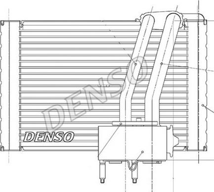 NPS DEV07005 - Evaporator, air conditioning car-mod.net