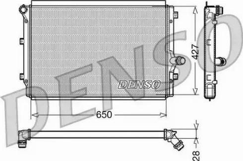NPS DRM32017 - Radiator, engine cooling car-mod.net