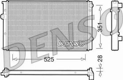 NPS DRM32028 - Radiator, engine cooling car-mod.net