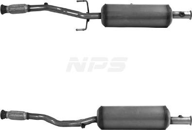 NPS P435A08 - Soot / Particulate Filter, exhaust system car-mod.net