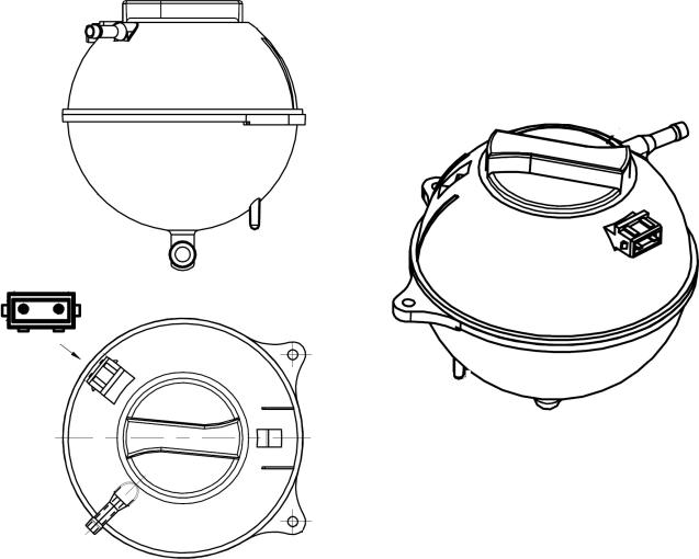 NRF 454039 - Expansion Tank, coolant car-mod.net