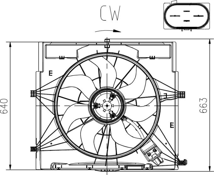 NRF 47920 - Fan, radiator car-mod.net