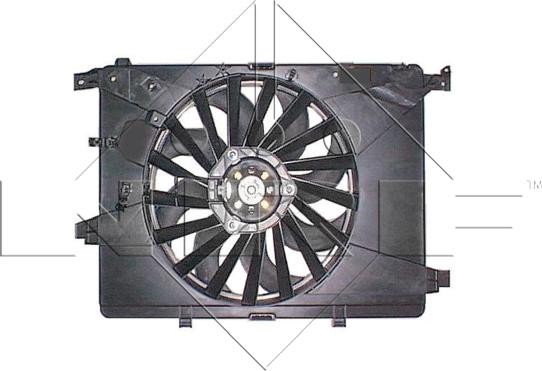 NRF 47202 - Fan, radiator car-mod.net