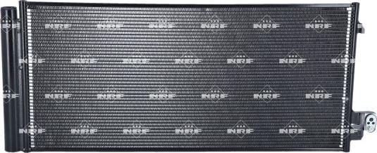 NRF 350596 - Condenser, air conditioning car-mod.net