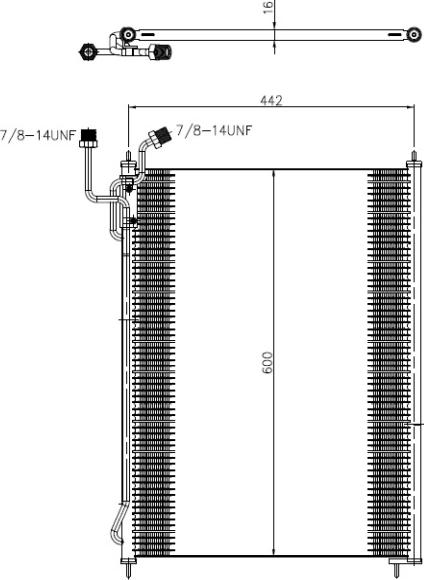 NRF 350503 - Condenser, air conditioning car-mod.net