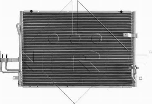 NRF  350007 - Condenser, air conditioning car-mod.net