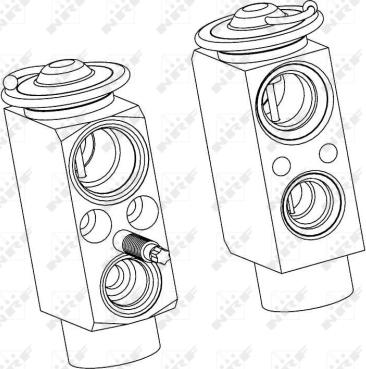 NRF 38405 - Expansion Valve, air conditioning car-mod.net