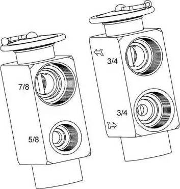 NRF 38391 - Expansion Valve, air conditioning car-mod.net
