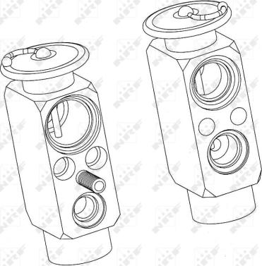 NRF 38398 - Expansion Valve, air conditioning car-mod.net
