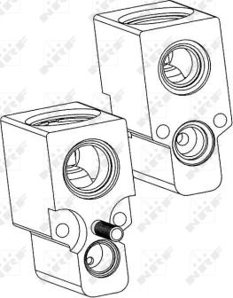 NRF 38342 - Expansion Valve, air conditioning car-mod.net