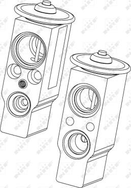 NRF 38374 - Expansion Valve, air conditioning car-mod.net