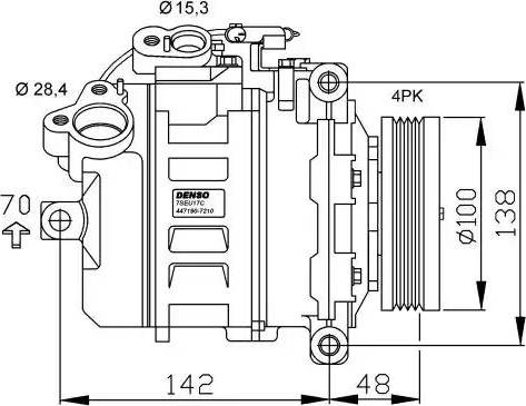 NRF 32433G - Compressor, air conditioning car-mod.net