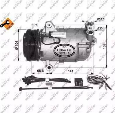 NRF 32426G - Compressor, air conditioning car-mod.net