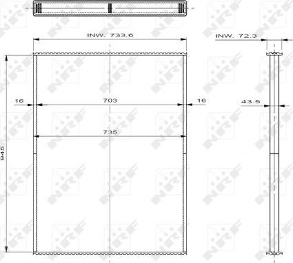 NRF 29561 - Core, radiator car-mod.net