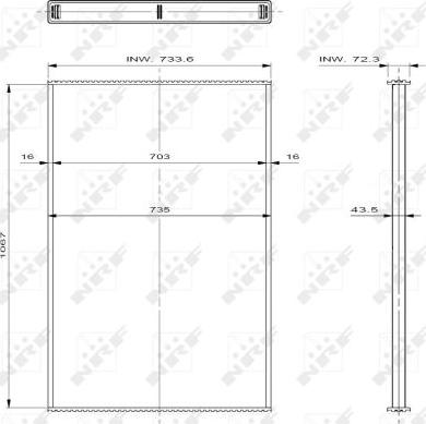 NRF 29608 - Core, radiator car-mod.net