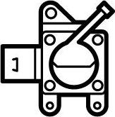 NRF 708104 - Exhaust pressure Sensor car-mod.net