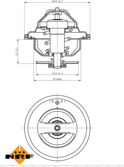 NRF 725186 - Coolant thermostat / housing car-mod.net