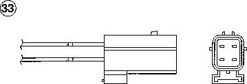 NTK 0498 - Oxygen, Lambda Sensor car-mod.net