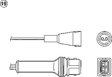 NTK 97952 - Oxygen, Lambda Sensor car-mod.net