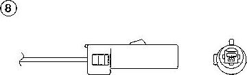 NTK 0428 - Oxygen, Lambda Sensor car-mod.net