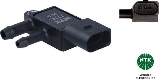 NTK 77291 - Exhaust pressure Sensor car-mod.net