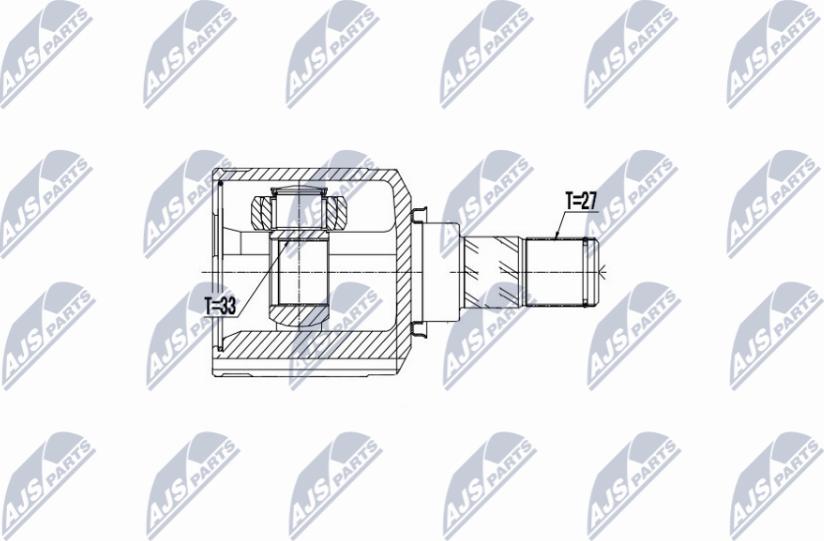 NTY NPW-MS-052 - CV Joint Kit, drive shaft car-mod.net
