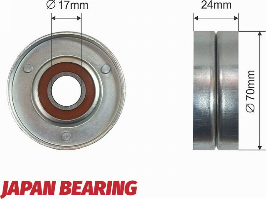 NTY RNK-AU-008 - Pulley, v-ribbed belt car-mod.net