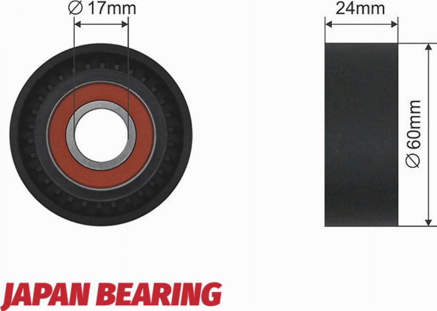 NTY RNK-AU-015 - Pulley, v-ribbed belt car-mod.net