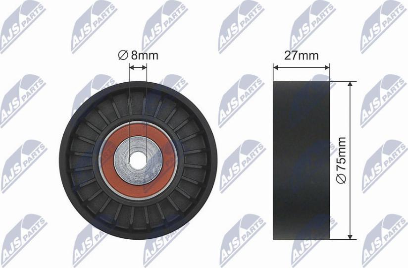NTY RNK-AU-032 - Tensioner Pulley, v-belt car-mod.net