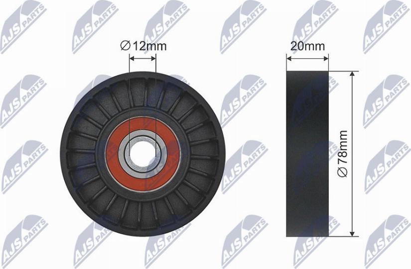 NTY RNK-HY-513 - Tensioner Pulley, v-belt car-mod.net