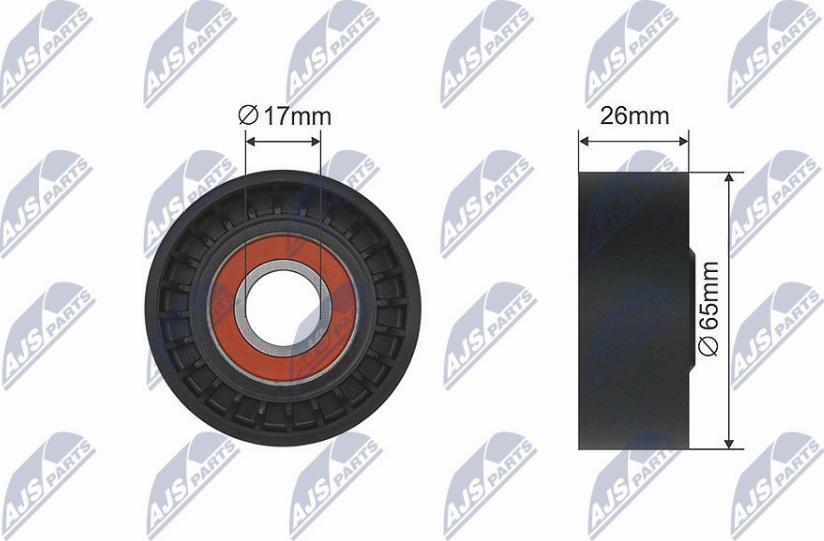 NTY RNK-ME-023 - Deflection / Guide Pulley, V-belt car-mod.net