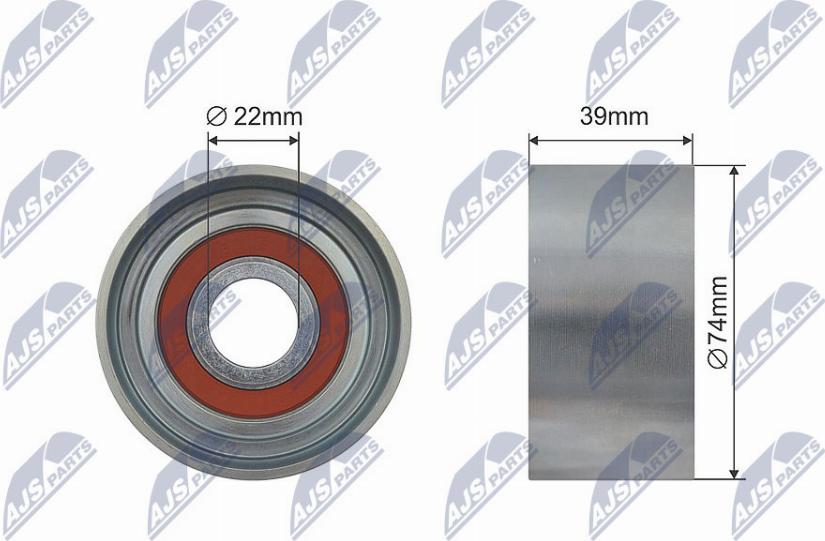 NTY RNK-SA-004 - Pulley, v-ribbed belt car-mod.net