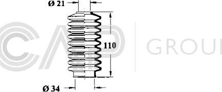 OCAP 1211084 - Bellow, steering car-mod.net